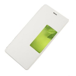 Δερμάτινη Θήκη Βιβλίο Smart Cover με Βάση Στήριξης για Huawei P10 - Λευκό