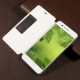 View Window Flip Leather Stand Cell Phone Case for Huawei P10 - White Huawei Cases Mobile