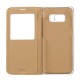 Δερμάτινη Θήκη Βιβλίο Smart Cover για Samsung Galaxy S8 Plus - Χρυσαφί Samsung Θήκες Κινητών