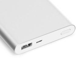XIAOMI Mi Power Bank 2 10000mAh Capacity Support Two-way Fast Charge for Xiaomi iPhone Samsung - Silver
