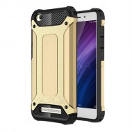 Tough Armor Υβριδική Θήκη Σιλικόνης TPU σε Συνδυαμό με Πλαστικό για Xiaomi Redmi 4a - Χρυσαφί