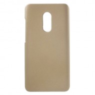 Rubber Coating Hard PC Cover Case for Xiaomi Redmi Note 4X - Gold