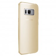 Soft TPU Clear Back Case for Samsung Galaxy S8 Plus - Gold