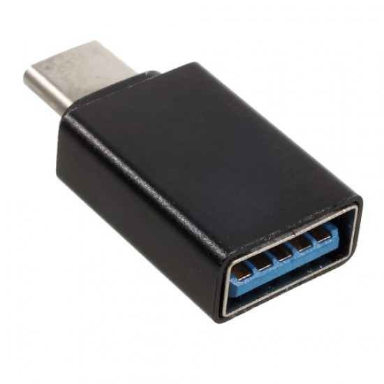 Αντάπτορας OTG 3.1 Type-C σε USB 3.0 A Θηλυκό - Μαύρο Καλώδια Αντάπτορες και Φορτιστές