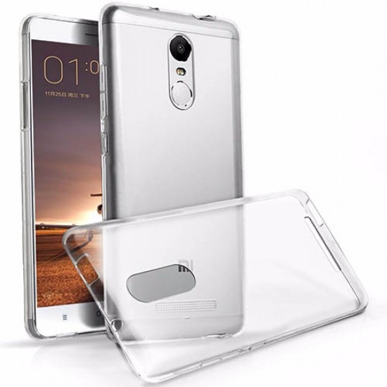 Transparent Clear Acrylic + TPU Mobile Phone Case Cover for Xiaomi Redmi 4 - XIAOMI Cases Mobile