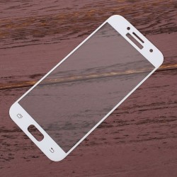 Σκληρυμένο Γυαλί (Tempered Glass) Προστασίας Οθόνης Πλήρης Κάλυψης για Samsung Galaxy A3 (2017) - Λευκό
