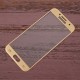 For Samsung Galaxy A3 (2017)  Complete Covering Tempered Glass Screen Protector - Gold Samsung Screen Protectors