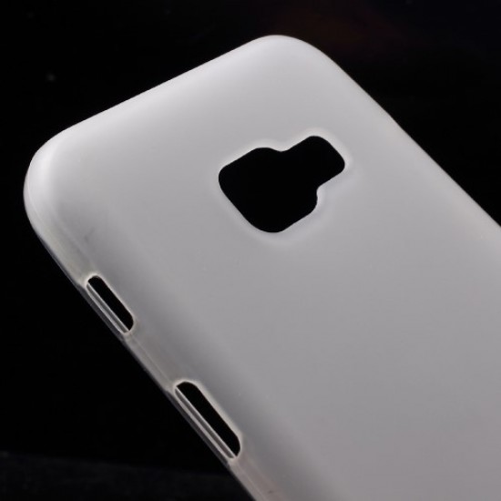 Frosted TPU Protection Cover for Samsung Galaxy A3 (2017) - White Samsung Cases Mobile