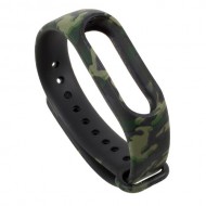 Pattern Printing Flexible TPU Wristband Strap for Xiaomi Mi Band 2 - Camouflage