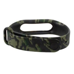 Μπρασελέ Σιλικόνης TPU για Xiaomi Mi Band 2 - Μοτίβο Καμουφλάζ