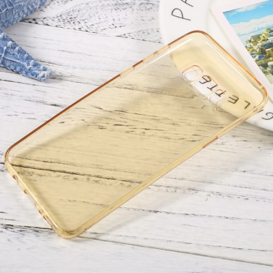 Soft TPU Clear Back Case for Samsung Galaxy S8 Plus - Gold Samsung Cases Mobile