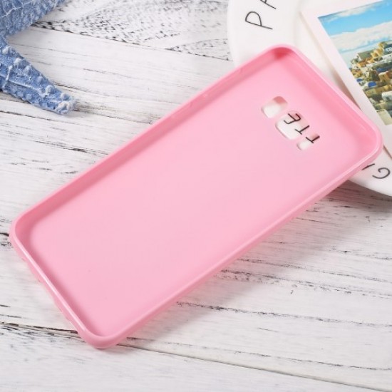 Solid Color Glossy TPU Cell Phone Case for Samsung Galaxy S8 Plus - Pink Samsung Cases Mobile