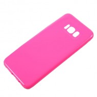 Θήκη Σιλικόνης TPU Γυαλιστερή για Samsung Galaxy S8 Plus - Φούξια