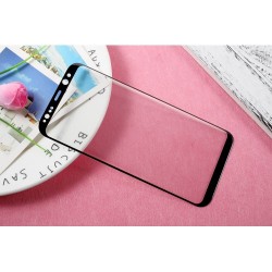 AMORUS Σκληρυμένο Γυαλί (Tempered Glass) Προστασίας Οθόνης Πλήρης Κάλυψης για Samsung Galaxy S8 - Μαύρο