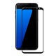AMORUS for Samsung Galaxy S8 Plus Silk Printing Tempered Glass Screen Protector Full Size - Black Samsung Screen Protectors