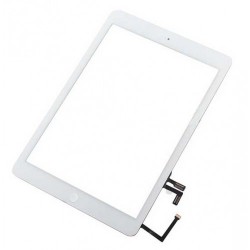 Touch Screen Digitizer Assembly with Sticker and Home Button Replacement Parts for iPad Air - White Touch Screen Digitizer Assembly with Sticker and Home Button Replacement Parts for iPad Air - White