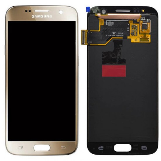 Original Samsung LCD and Digitizer Touch Screen for Samsung Galaxy S7 G930 - Gold (GH97-18523C) Samsung Parts