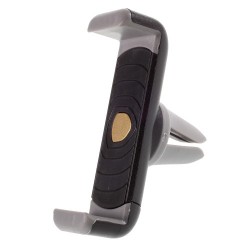 Βάση Στήριξης Αυτοκινήτου (Αεραγωγού) για Κινητά με Πλάτος 48-90mm - Μαύρο