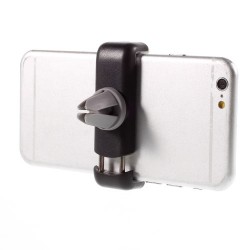 Βάση Στήριξης Αυτοκινήτου (Αεραγωγού) για Κινητά με Πλάτος 48-90mm - Μαύρο