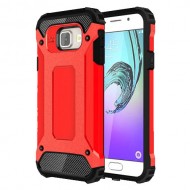 Tough Armor Υβριδική Θήκη Σιλικόνης TPU σε Συνδυαμό με Πλαστικό για Samsung Galaxy A3 SM-A310F (2016) - Κόκκινο