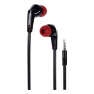 Langston JD88 Στερεοφωνικά Ακουστικά με Μικρόφωνο και Πλατύ Καλώδιο για όλα τα Smartphones - Μαύρο