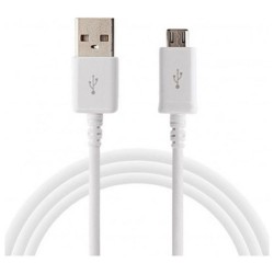 Καλώδιο Φόρτισης και Δεδομένων με Έξοδο Micro USB 1 m - Λευκό