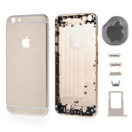 Metal Back Housing Faceplate Parts for iPhone 6 - Gold