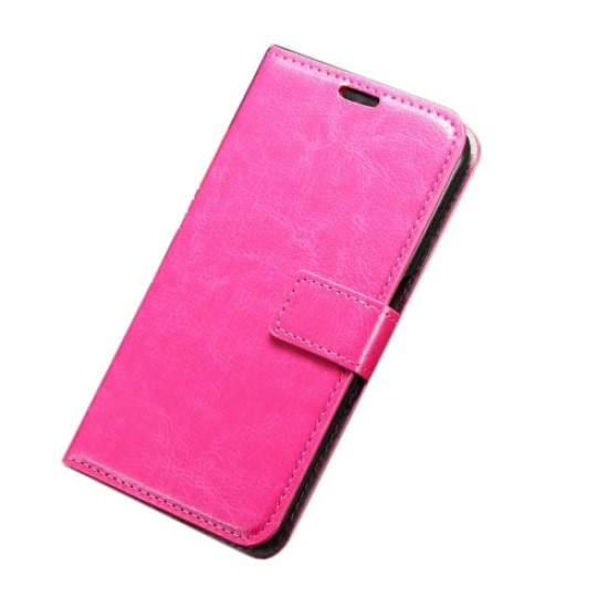 Crazy Horse Card Slot Leather Case for Samsung Galaxy S7 - Rose Samsung Cases Mobile
