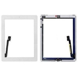 Touch Screen Digitizer Assembly with Sticker and Home Button Replacement Parts for iPad 3 4 - White Touch Screen Digitizer Assembly with Sticker and Home Button Replacement Parts for iPad 3 4 - White