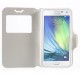 Universal Crazy Horse Stand View Leather Case for Samsung Galaxy A7, Size: 151 x 80 x 10mm - White Samsung Cases Mobile