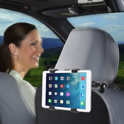 Περιστρεφόμενη Βάση Στήριξης Αυτοκινήτου Καθίσματος για όλα τα Tablets, Pcs από 7 μέχρι 11 ίντσες - Μαύρο