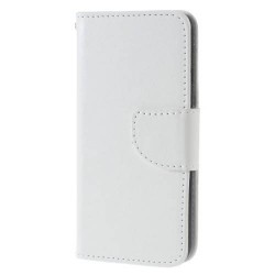 Δερμάτινη Θήκη Πορτοφόλι με Βάση Στήριξης για iPhone 7 / 8 - Λευκό