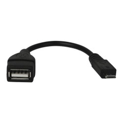 OTG Micro USB Καλώδιο για Smartphones - Μαύρο