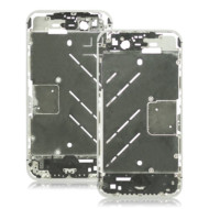 For Apple For iPhone 4S Metal Middle Plate Chassis Replacement OEM - Silver