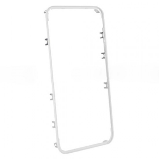 For iPhone 4 Touch Screen Supporting Frame Bezel Replacement with Adhesive Tape Sticker - White Apple Parts