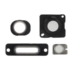 White for iPhone 5 Camera Lens Ring + Earphone Jack Ring + Camera Flash Light + Charging Port Ring OEM White for iPhone 5 Camera Lens Ring + Earphone Jack Ring + Camera Flash Light + Charging Port Ring OEM