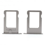 SIM Card Tray Holder Replacement for iPhone 5S (7th Genration) OEM - Grey