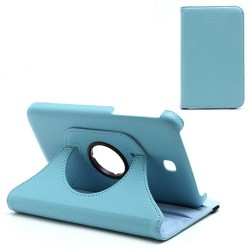 Περιστρεφόμενη Θήκη Βιβλίο με Βάση Στήριξης για Samsung Galaxy Tab 3 7.0 P3200 P3210 - Μπλε