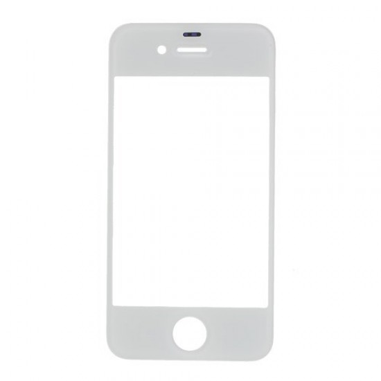 High Quality Front Glass Screen Lens Cover for iPhone 4 4G - White Apple Parts