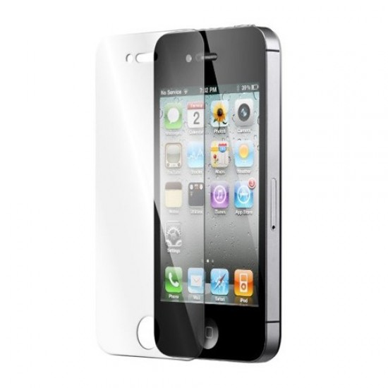 Premium Tempered Glass Screen Protector for iPhone 4 4S - Transparent Apple Screen Protectors