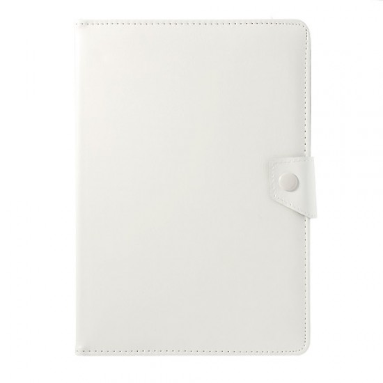 Universal Crazy Horse Leather Stand Cover for iPad Air / Sony Xperia Tablet Z 10-inch Tablet PC - White Universal Tablets Cases